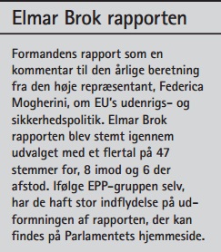 Elmar Brok Rapporten